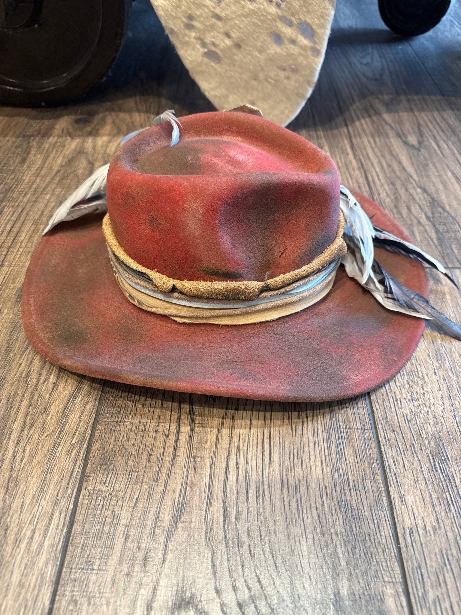One of Kind Hat - Sweetheart - Vintage Vault Boutique