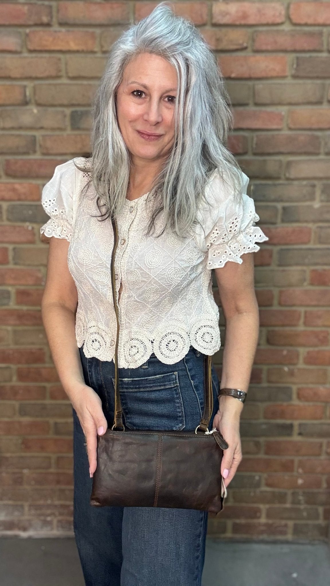 Leather Crossbody Purse - Vintage Vault Boutique