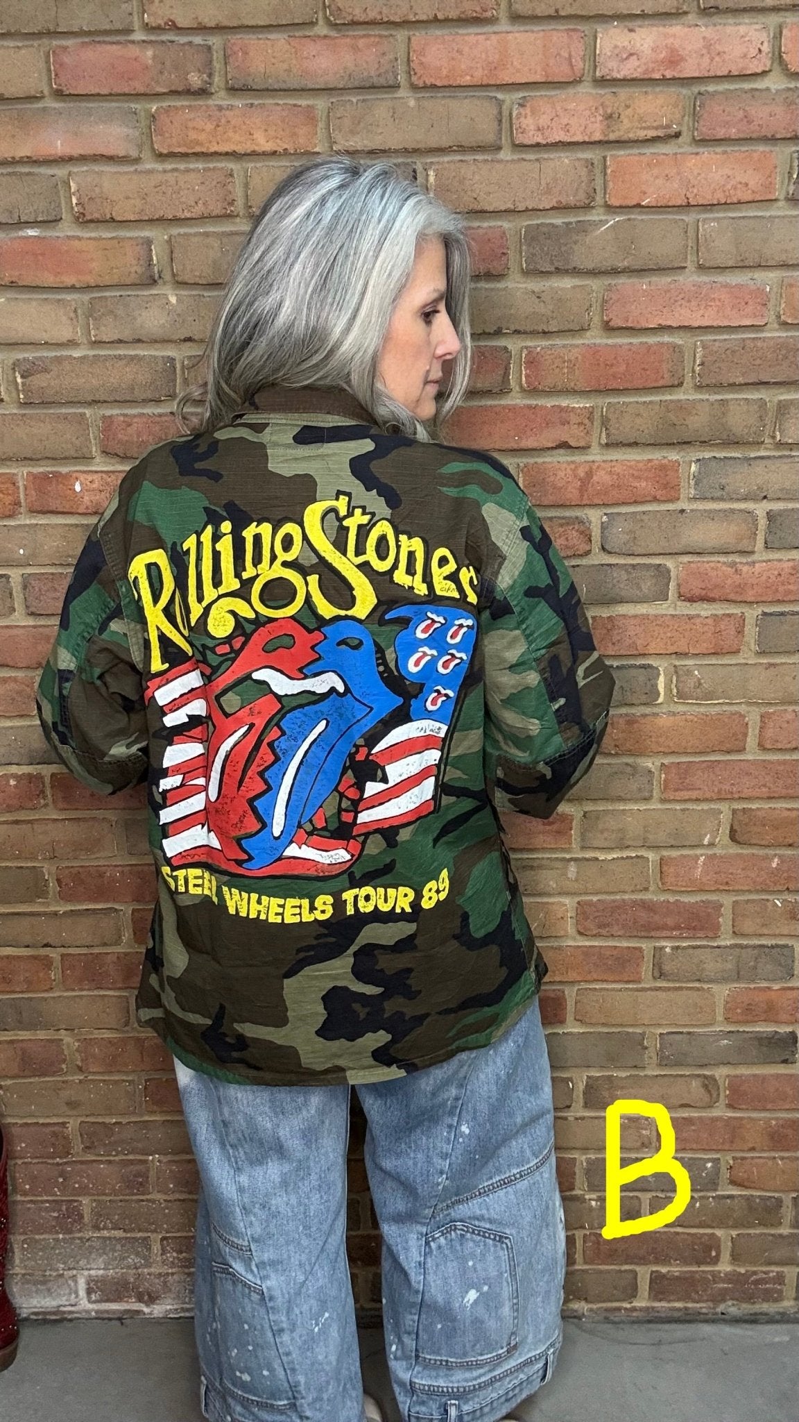 The Rolling Stones Camo Jacket - Vintage Vault Boutique