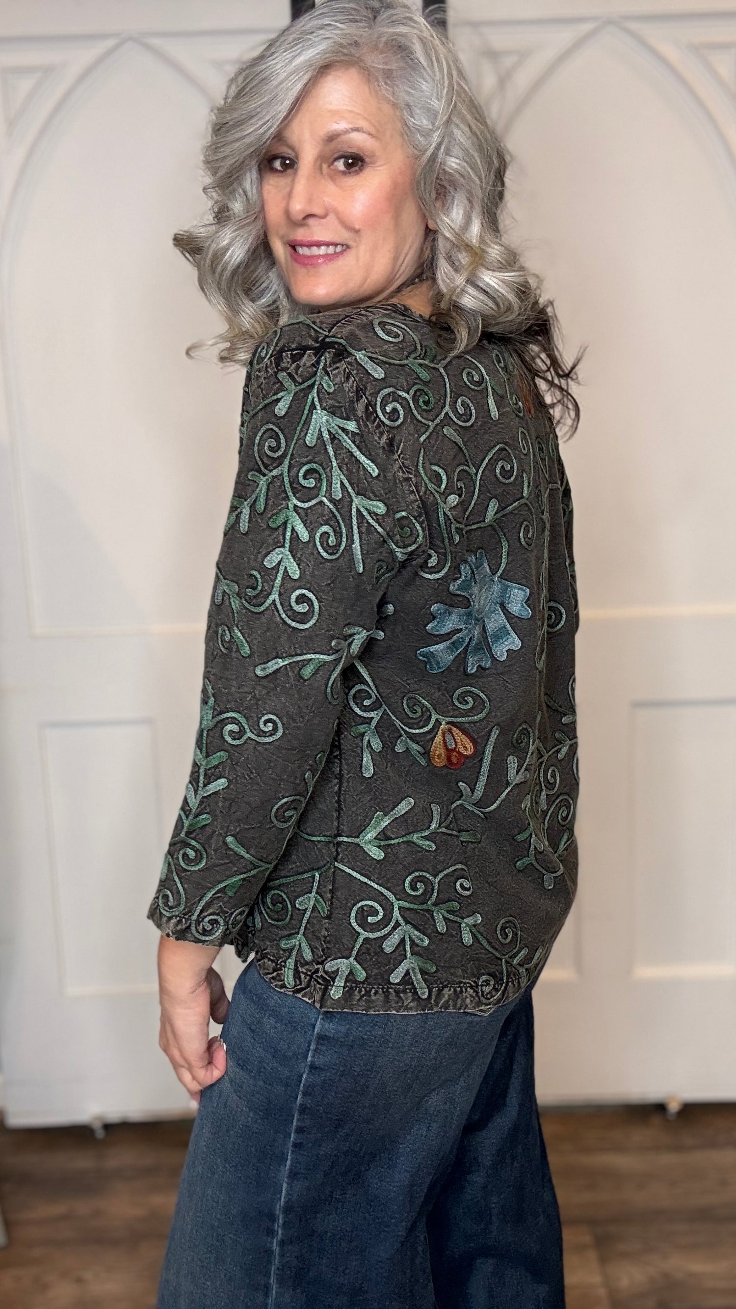 Nancy Embroidery Cardigan