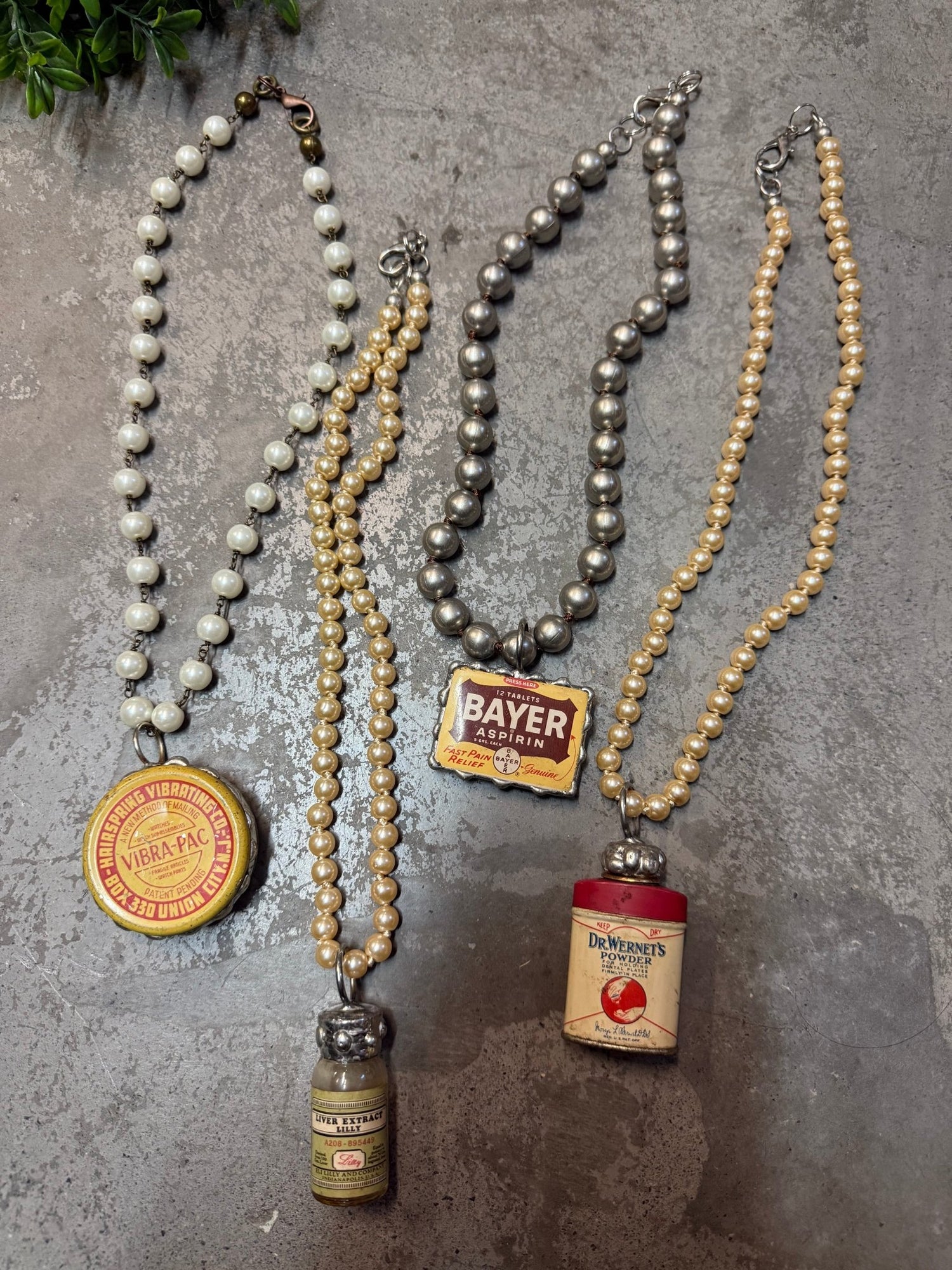 Vintage Drugstore Necklace - Vintage Vault Boutique