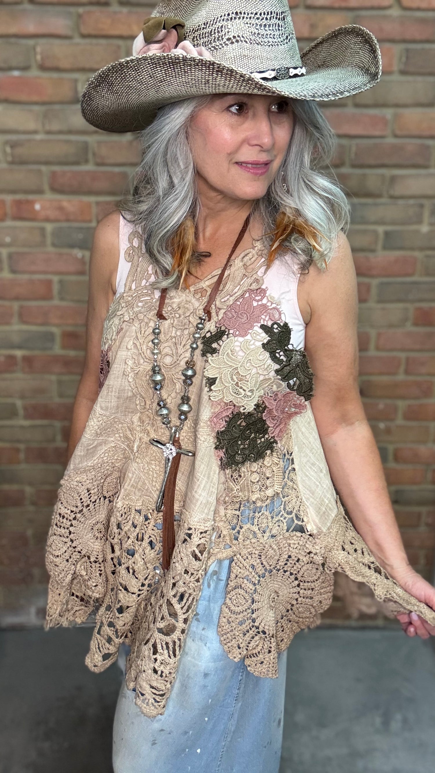 Whispers of Lace Tank