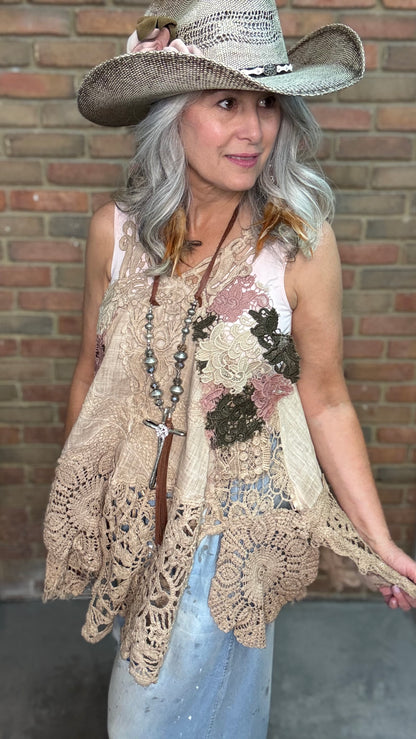 Whispers of Lace Tank