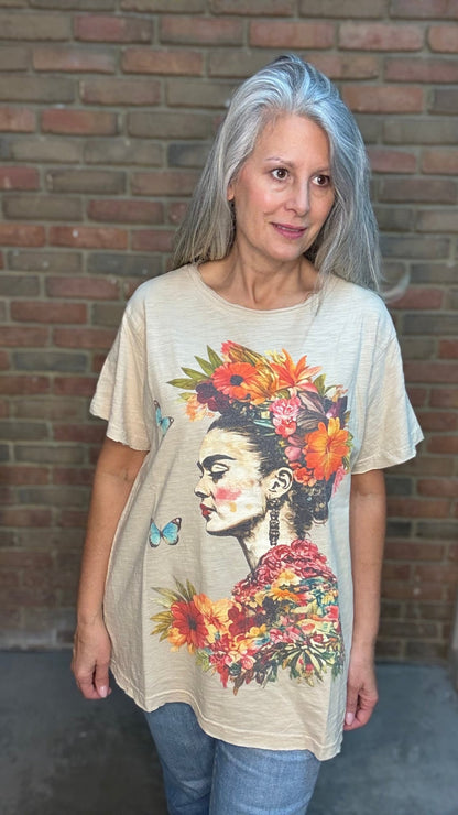 Frida Kahlo T-Shirt - Vintage Vault Boutique