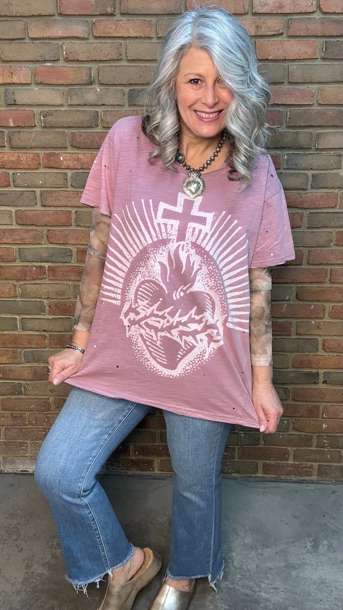 Moon Dance Tee - Cherished Heart - Vintage Vault Boutique
