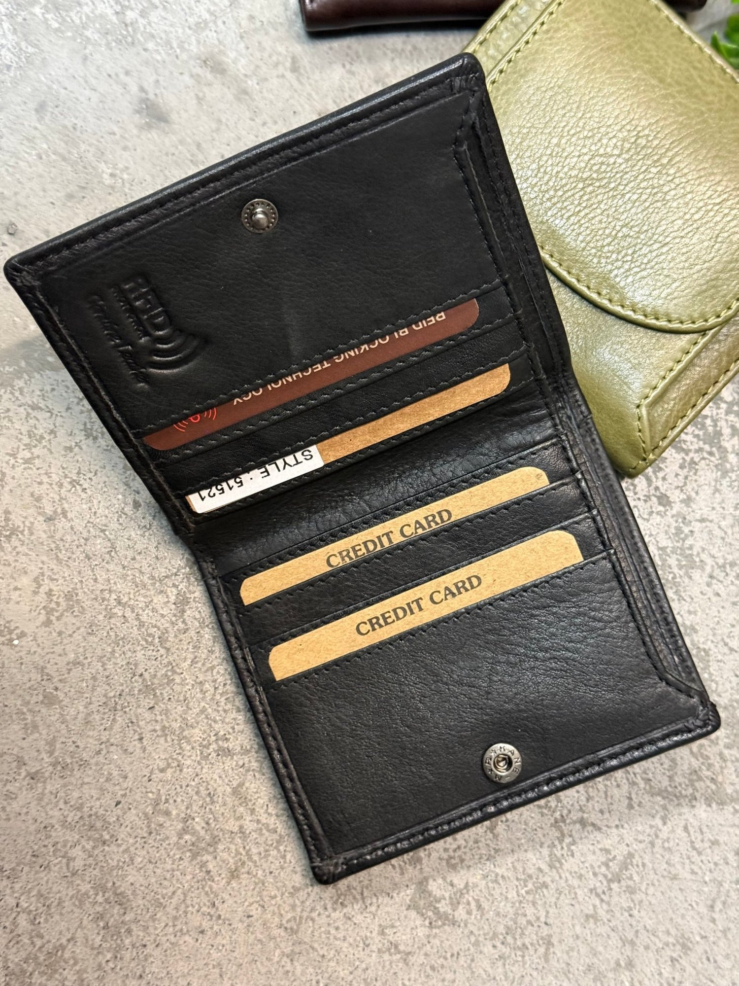 Bi - Fold Wallet with Coin Purse - Vintage Vault Boutique