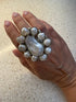 Large Pearl Cluster Ring - Vintage Vault Boutique
