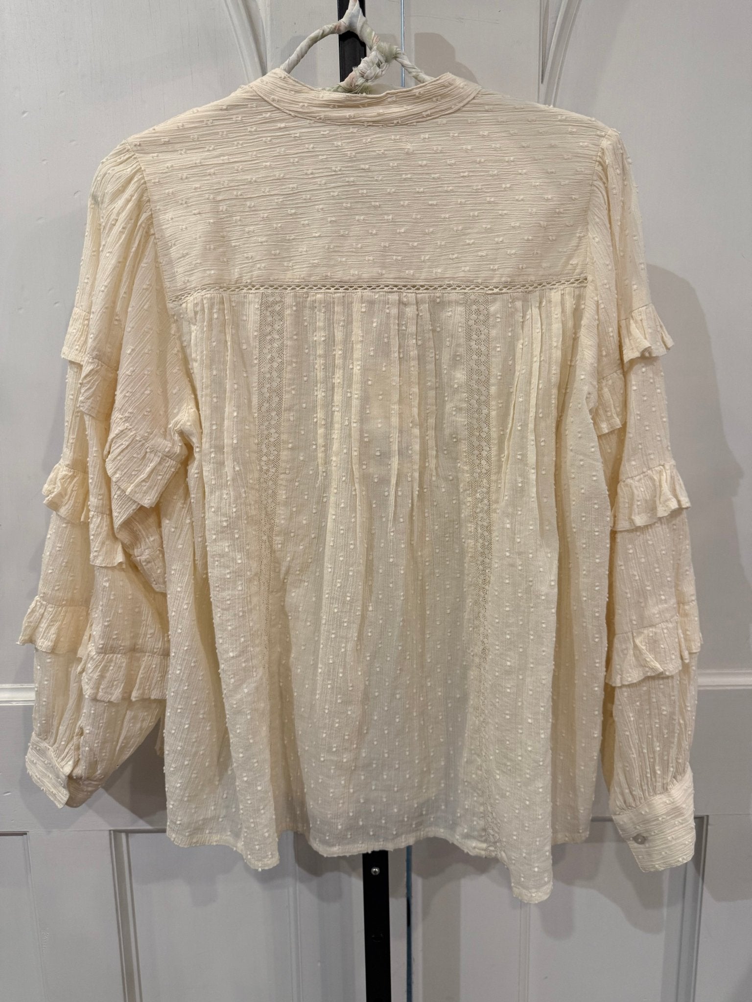 Alberta Blouse - Bone - Vintage Vault Boutique