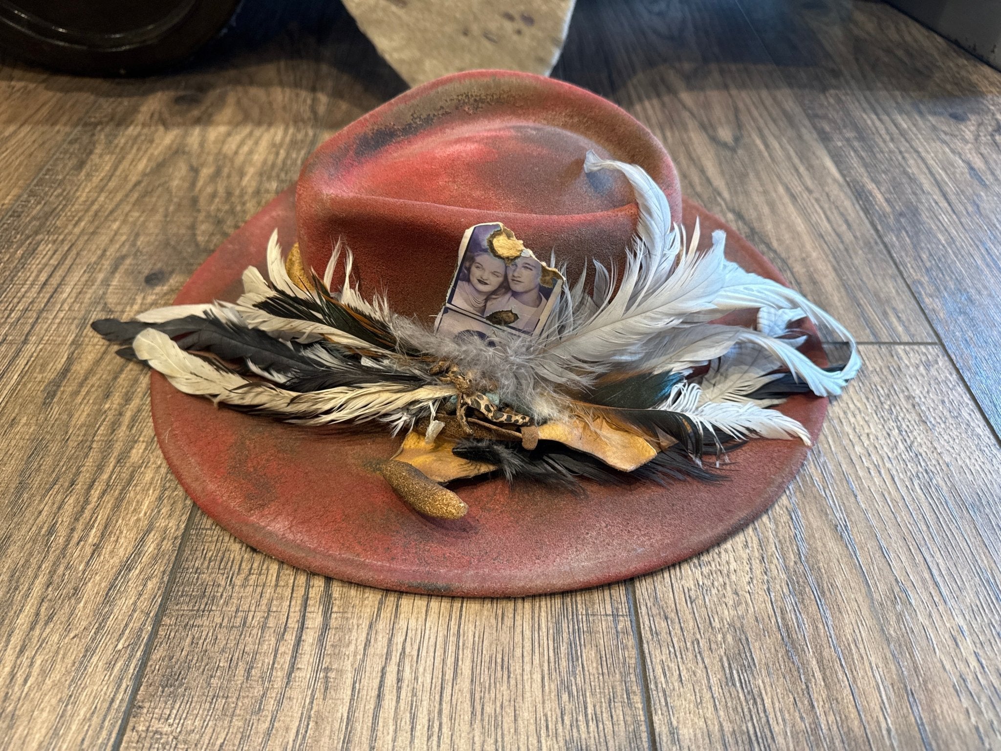 One of Kind Hat - Sweetheart - Vintage Vault Boutique