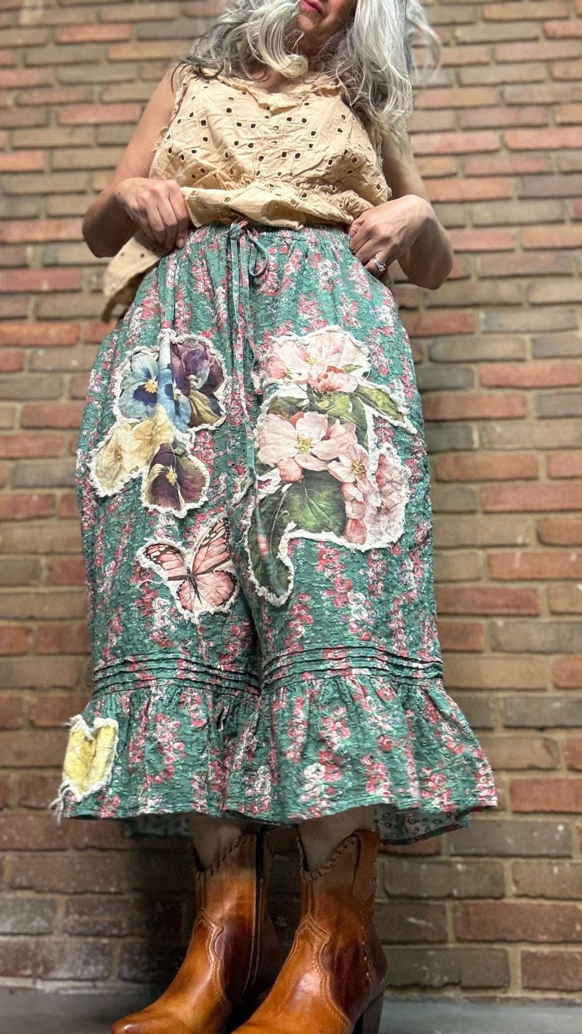 Victorian Dreams Bloomers in Rose Garden - Vintage Vault Boutique