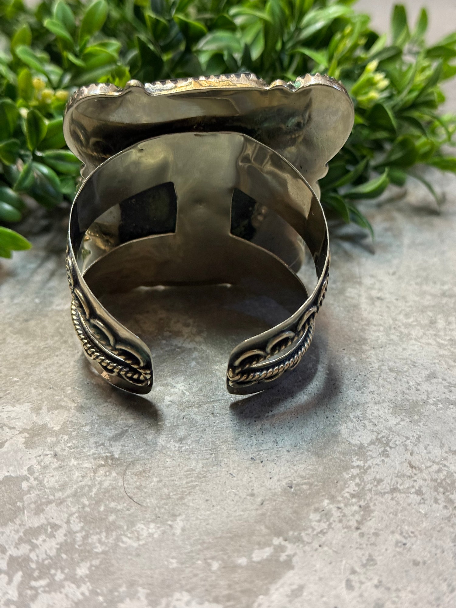 Multi Stone Matrix Cuff Bracelet