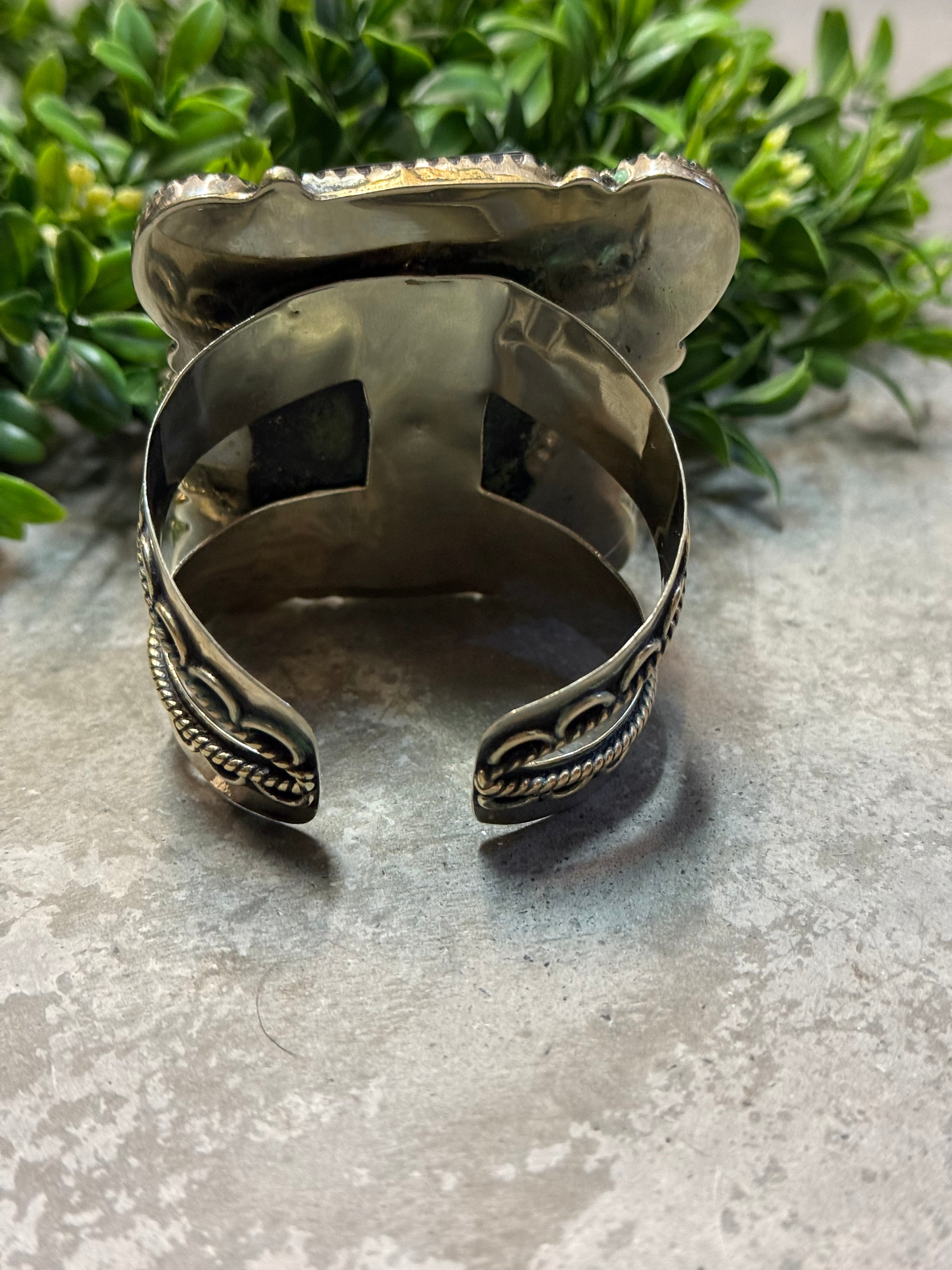 Multi Stone Matrix Cuff Bracelet