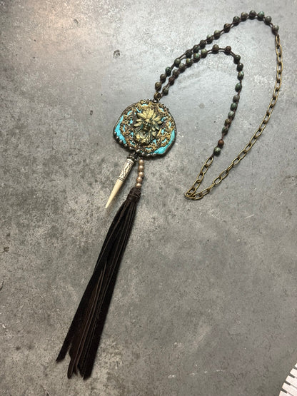 Native American Tassel Necklace
