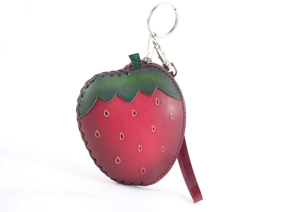 Strawberry Coin Purse Wristlet 305 - Vintage Vault Boutique