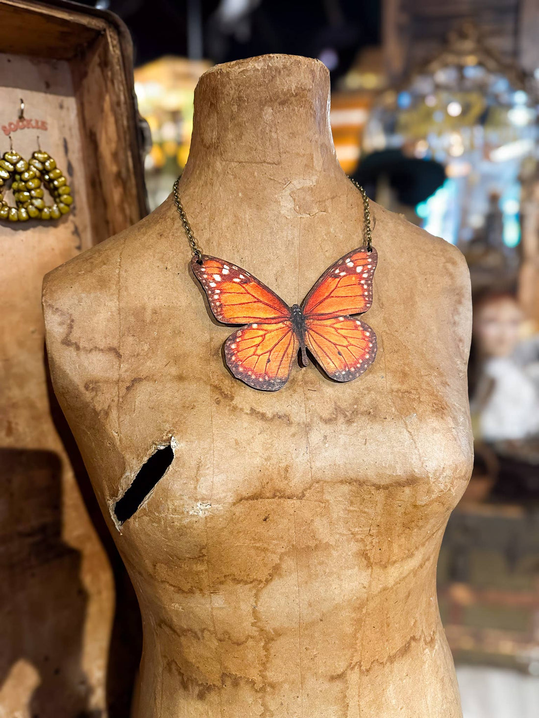 Monarch Butterfly Necklace