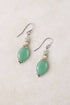 Mint Julep Green Aventurine Simple Earrings E063 - Vintage Vault Boutique