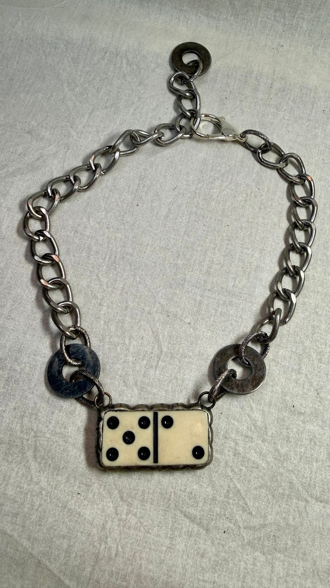 Dr Pepper Domino Necklace - Vintage Vault Boutique