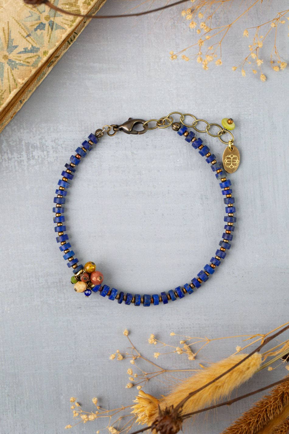 Azulejo Lapis Simple Bracelet 013B - Vintage Vault Boutique