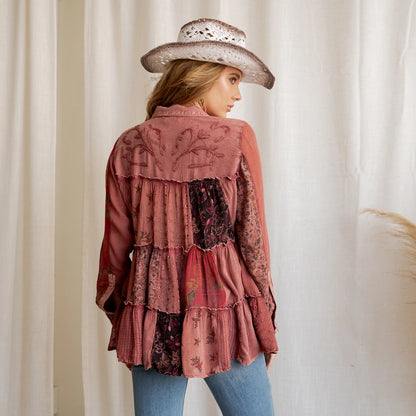Vintage Tiered Shirt