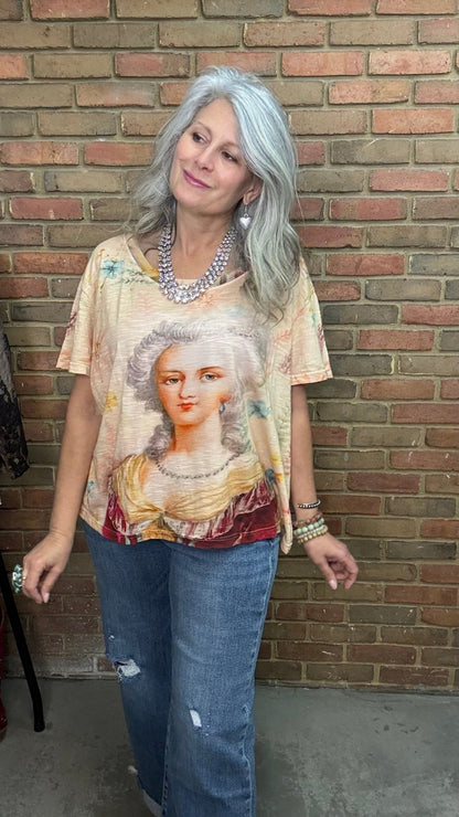 Marie Antoinette T-Shirt - Vintage Vault Boutique