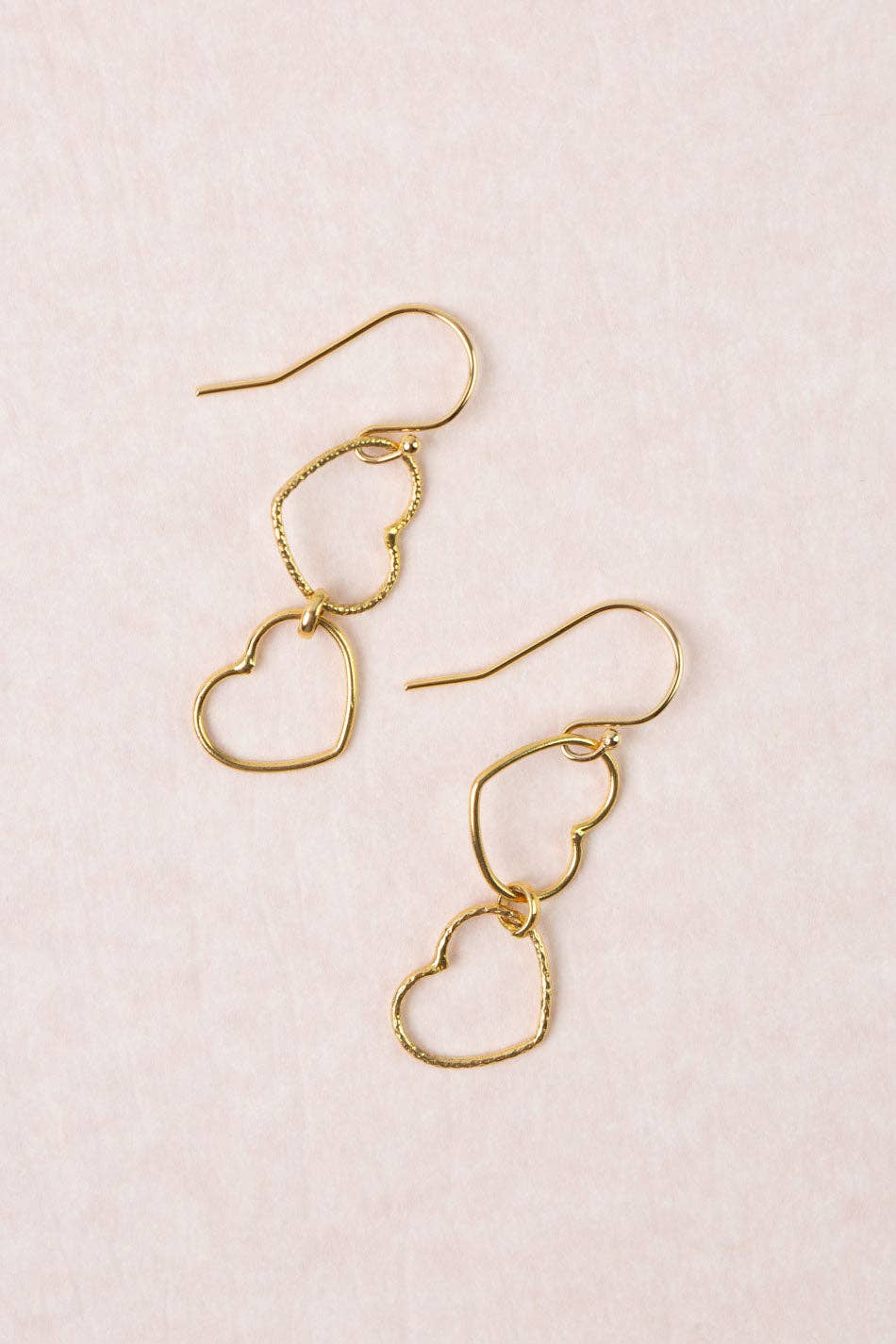 Bold Heart Simple Earrings