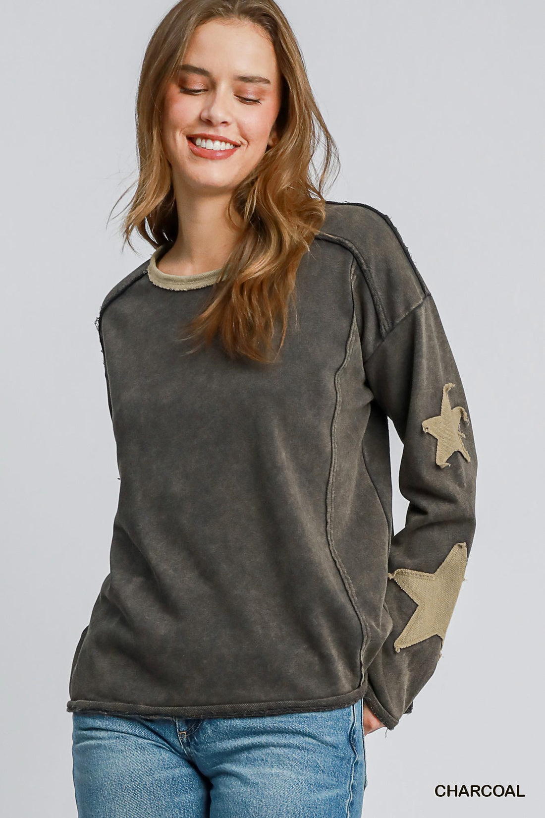 Starry Sleeve Sweatshirt