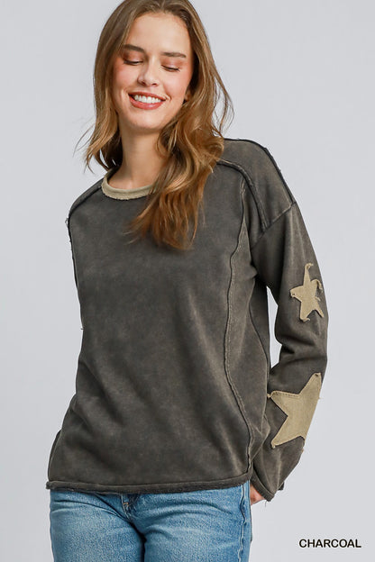 Starry Sleeve Sweatshirt