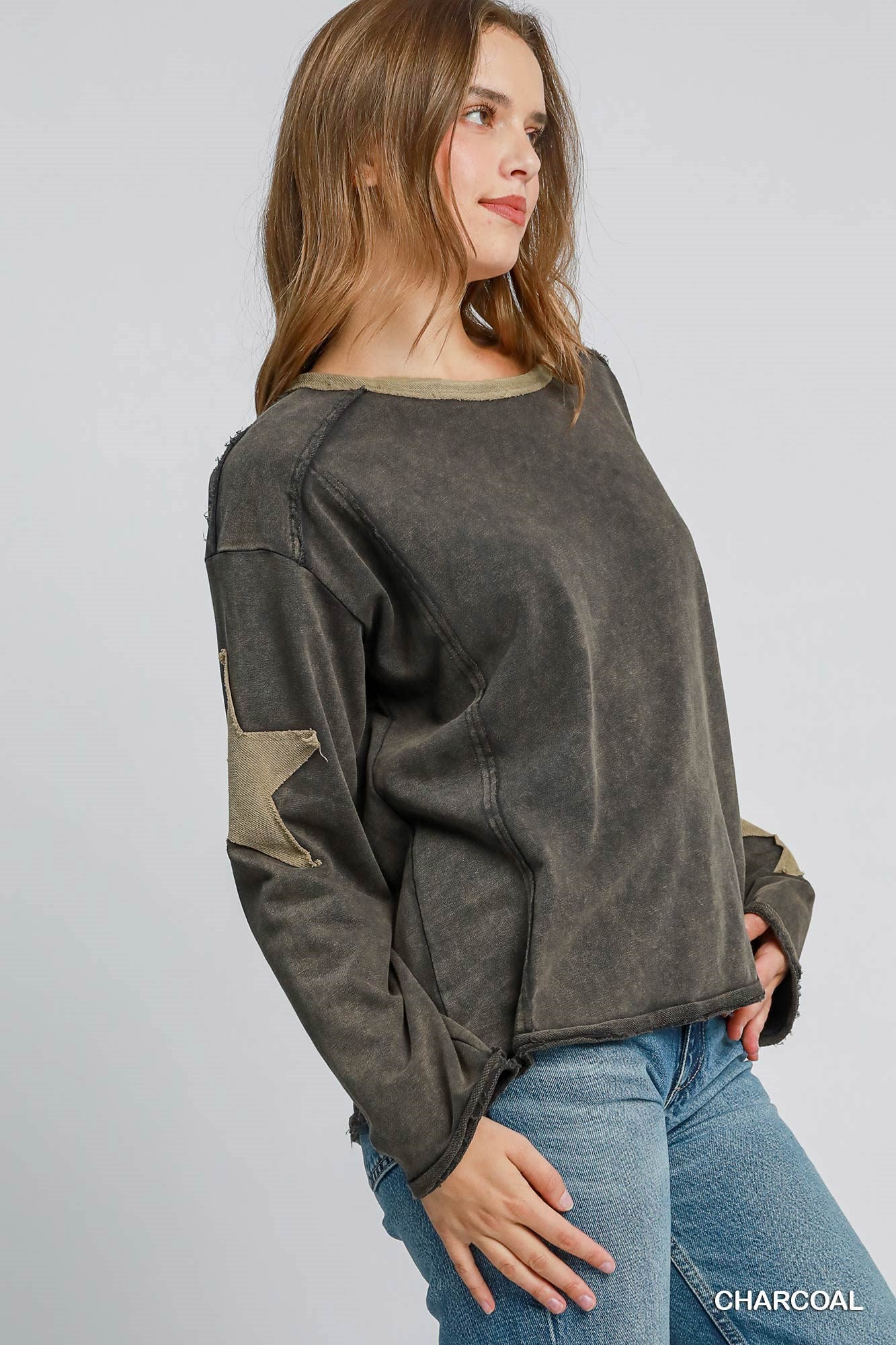 Starry Sleeve Sweatshirt