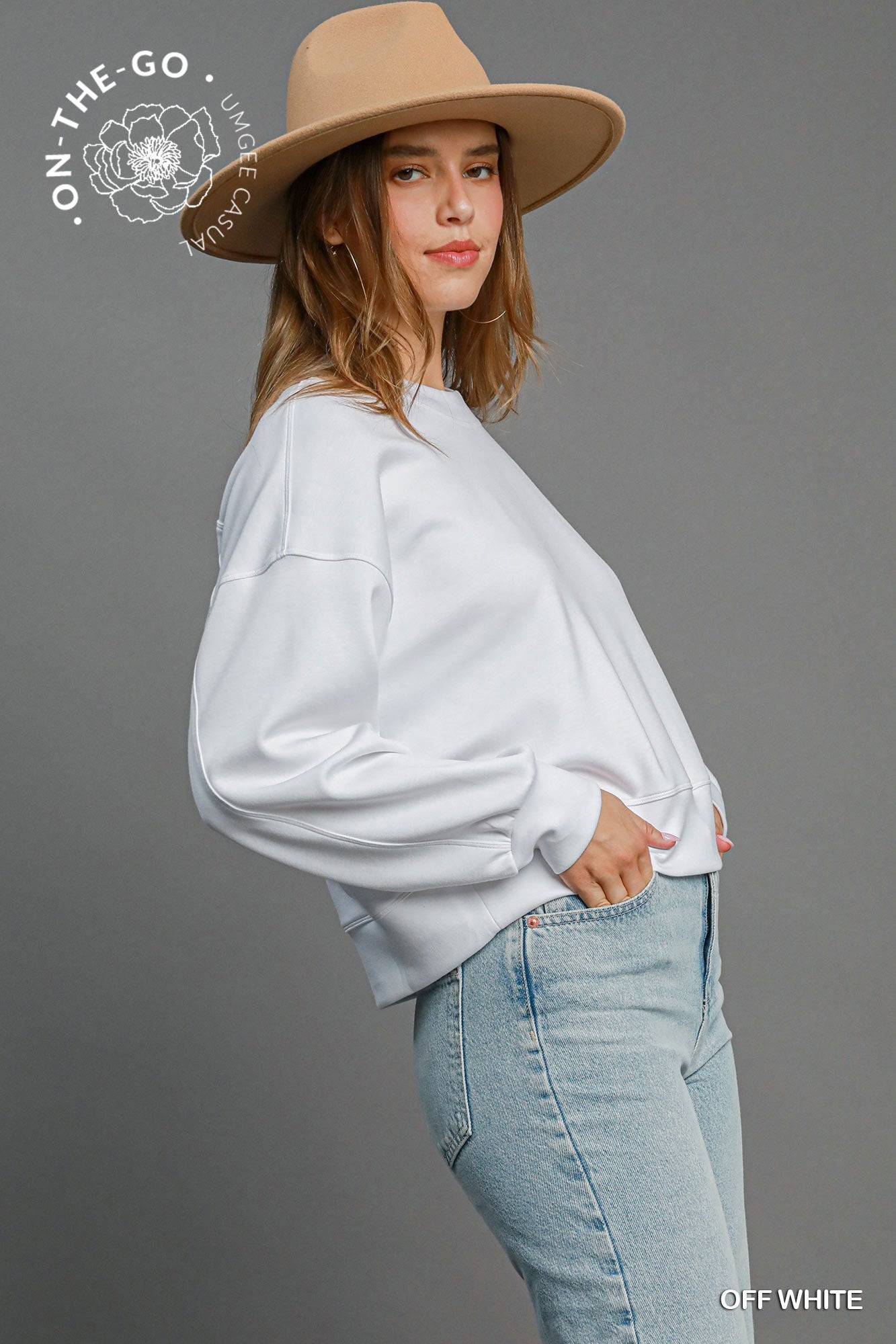 LuxeKnit Oversized Sweatshirt