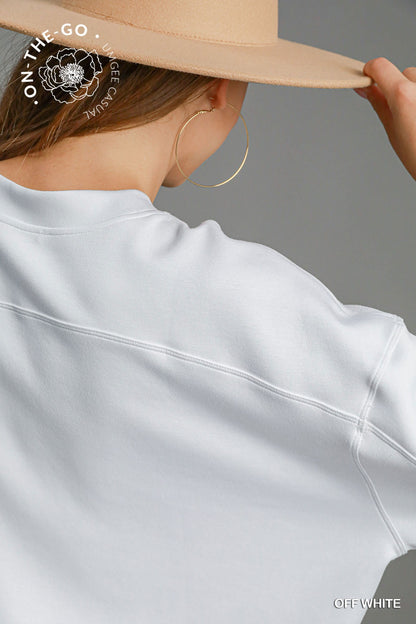 LuxeKnit Oversized Sweatshirt