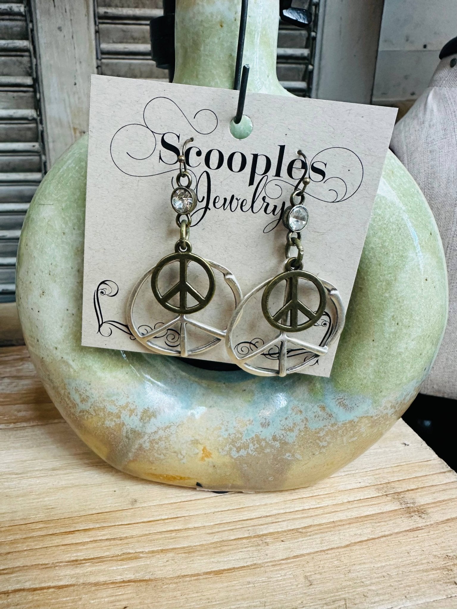 Gypsy Peace Earring - Vintage Vault Boutique