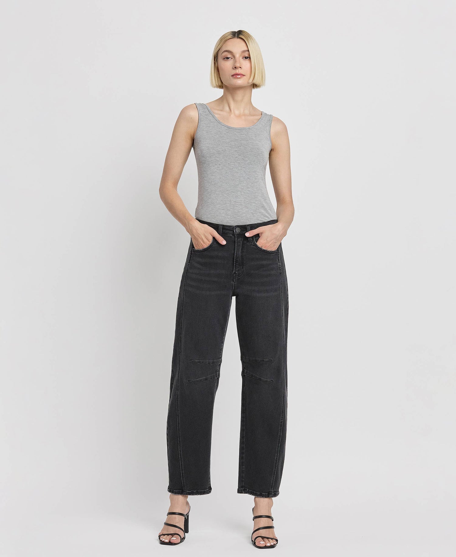 Ankle Barrel Leg Jean