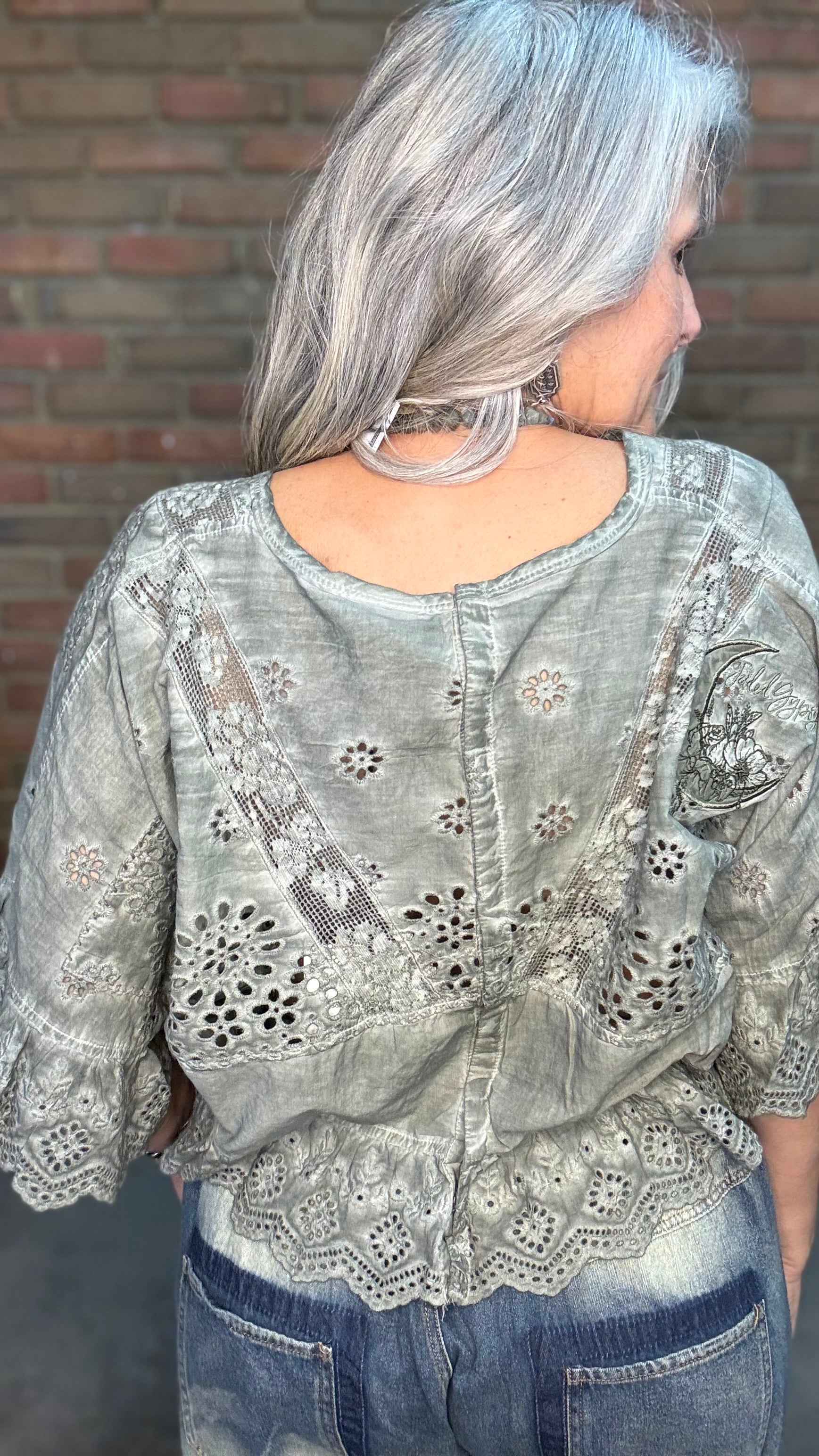 Softly Worn Top - Charcoal