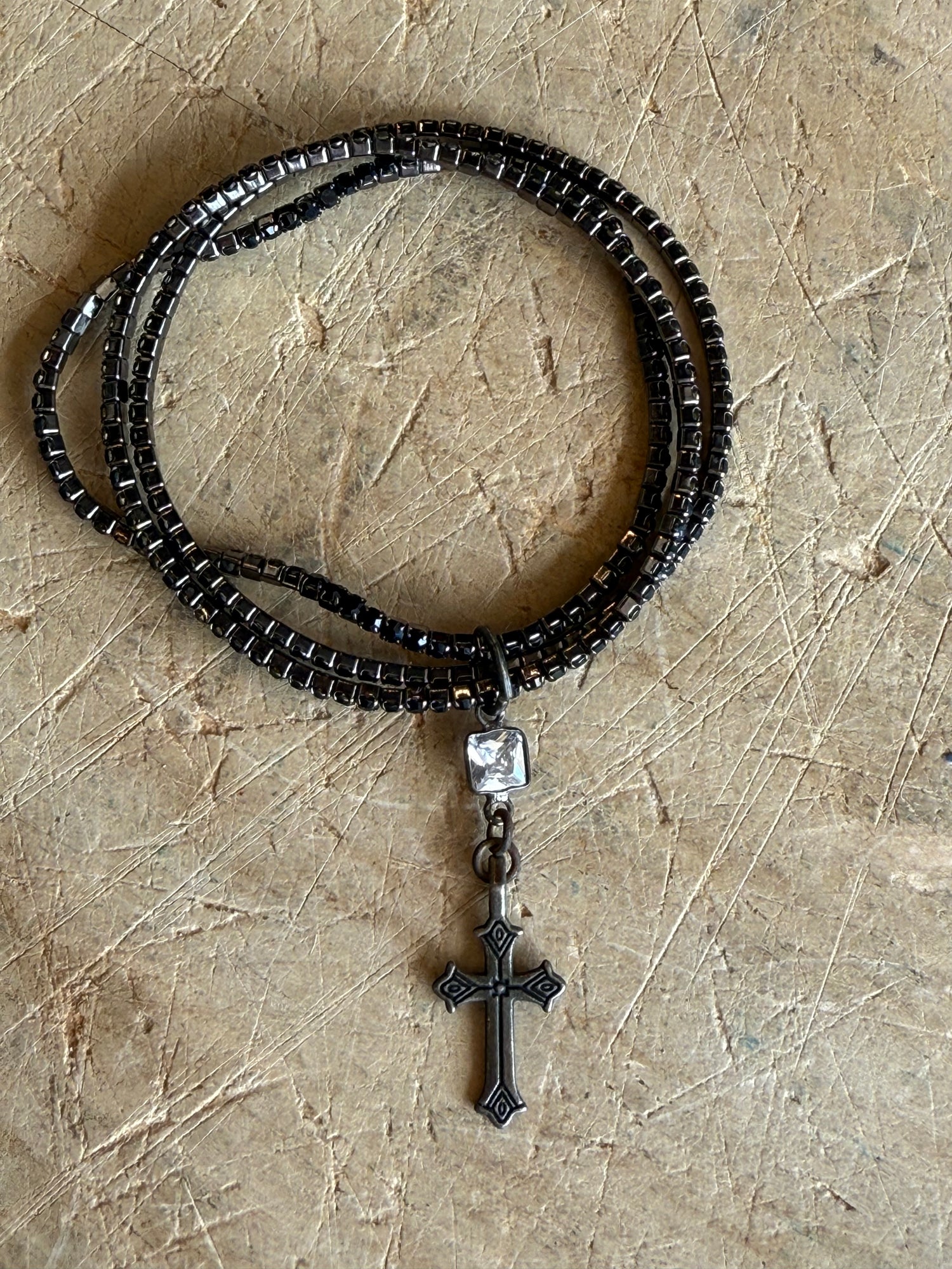 Black Diamond Stretch Bracelet Set