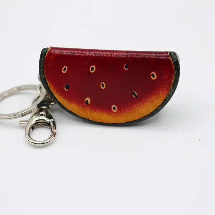 Leather Watermelon Key Chain Purse Charm (Copy) - Vintage Vault Boutique