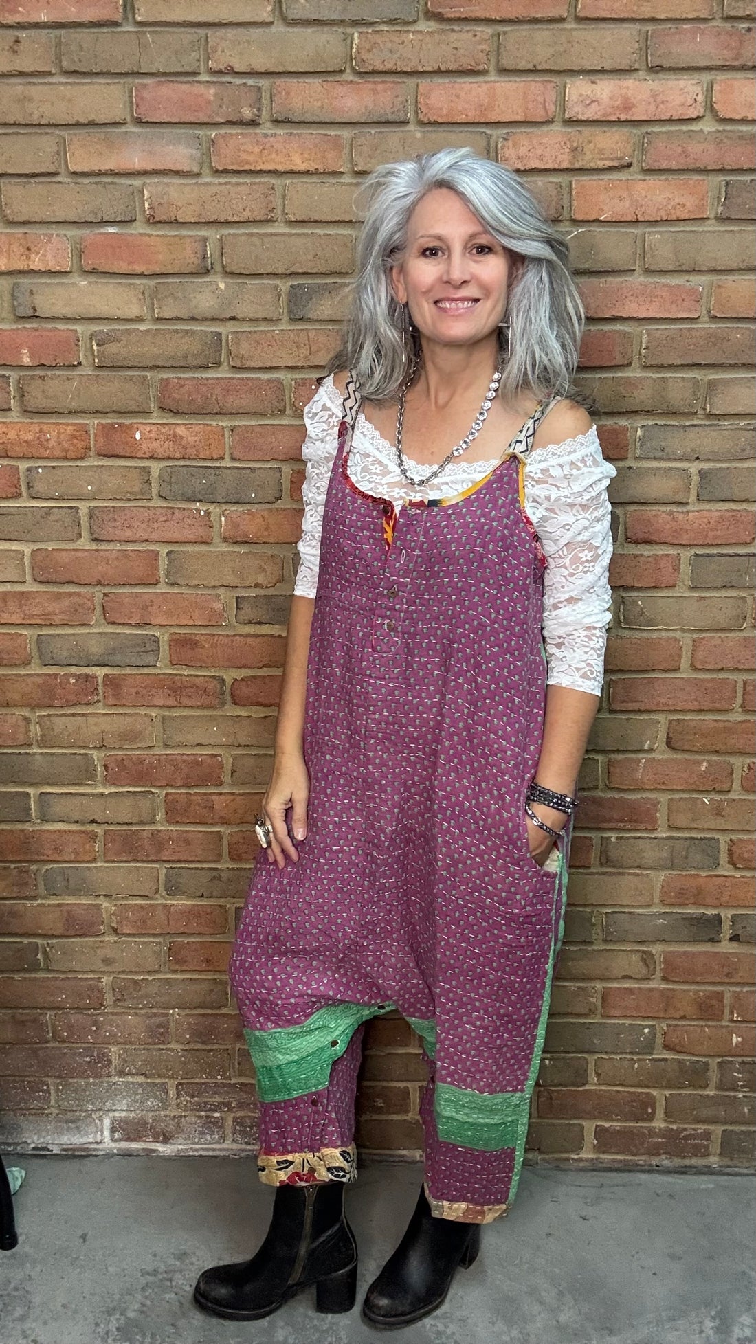 Kantha Sunrise Romper JG-75