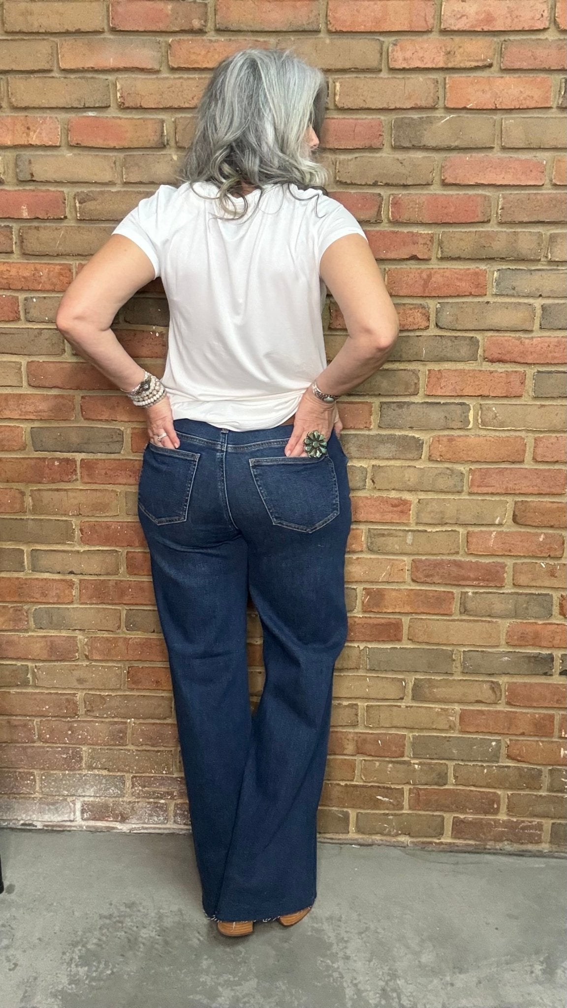 Judy Blue Retro Wide Leg - Vintage Vault Boutique