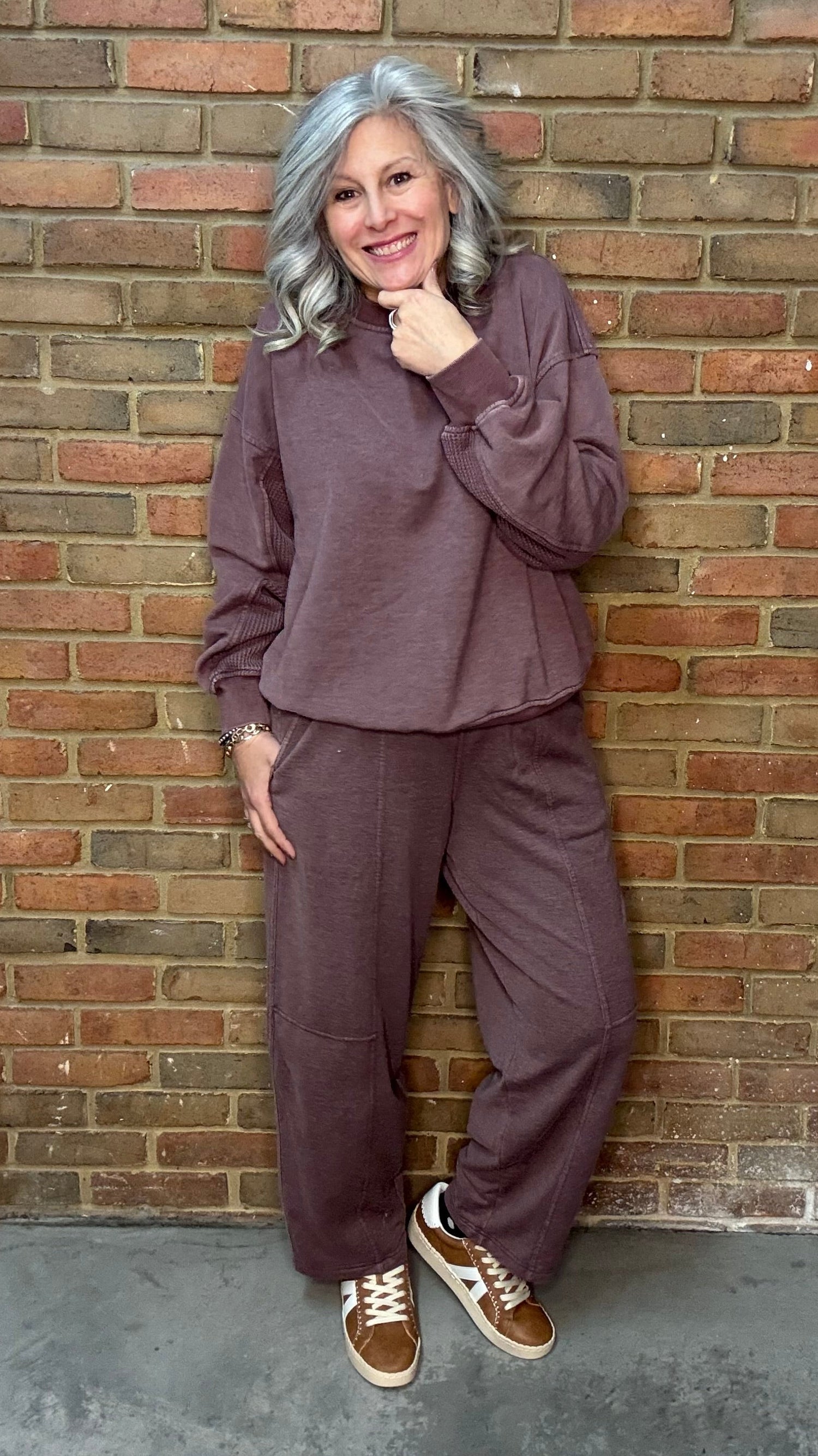Dark Cherry Cocoon Pant