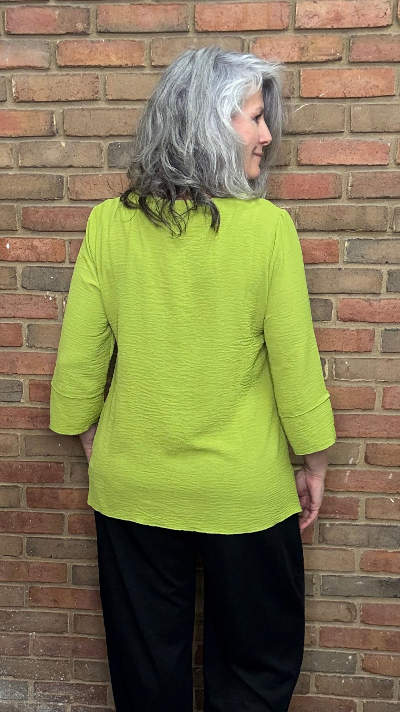 Lime Air Flow Tunic