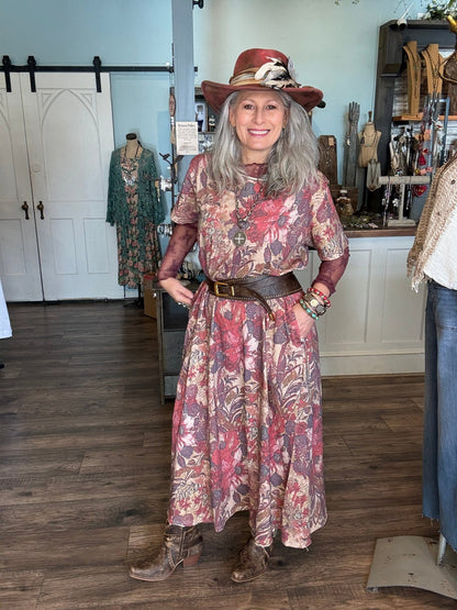 Weekend Wander Dress - Woodland Meadow - Vintage Vault Boutique