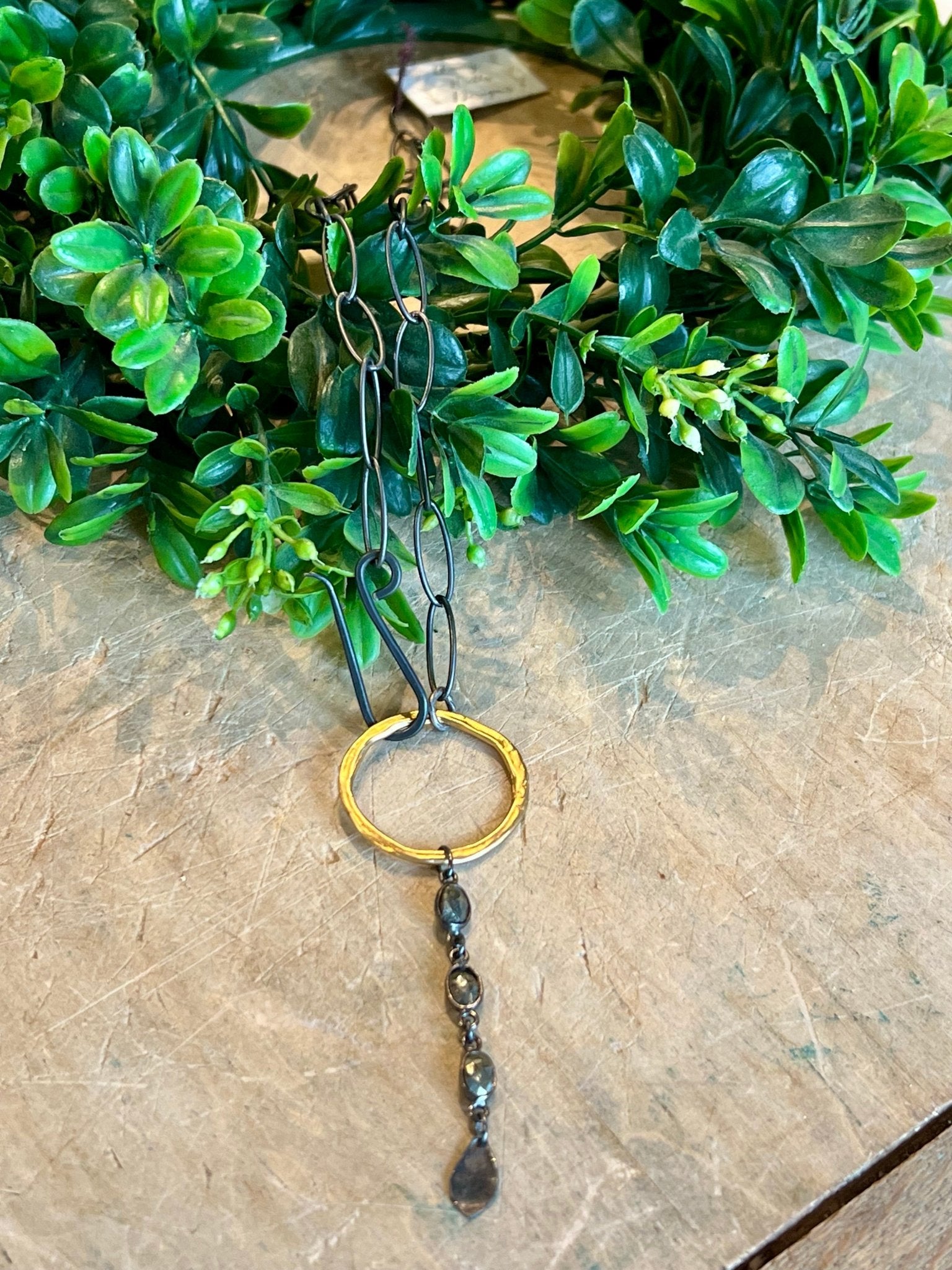 Touch of Grey Necklace - Vintage Vault Boutique