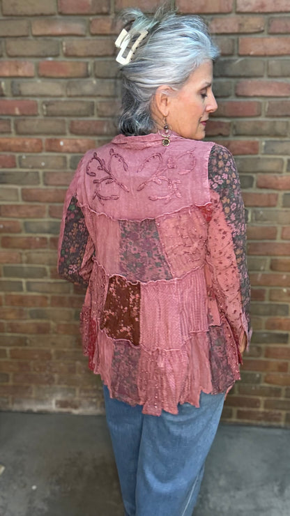Vintage Tiered Shirt