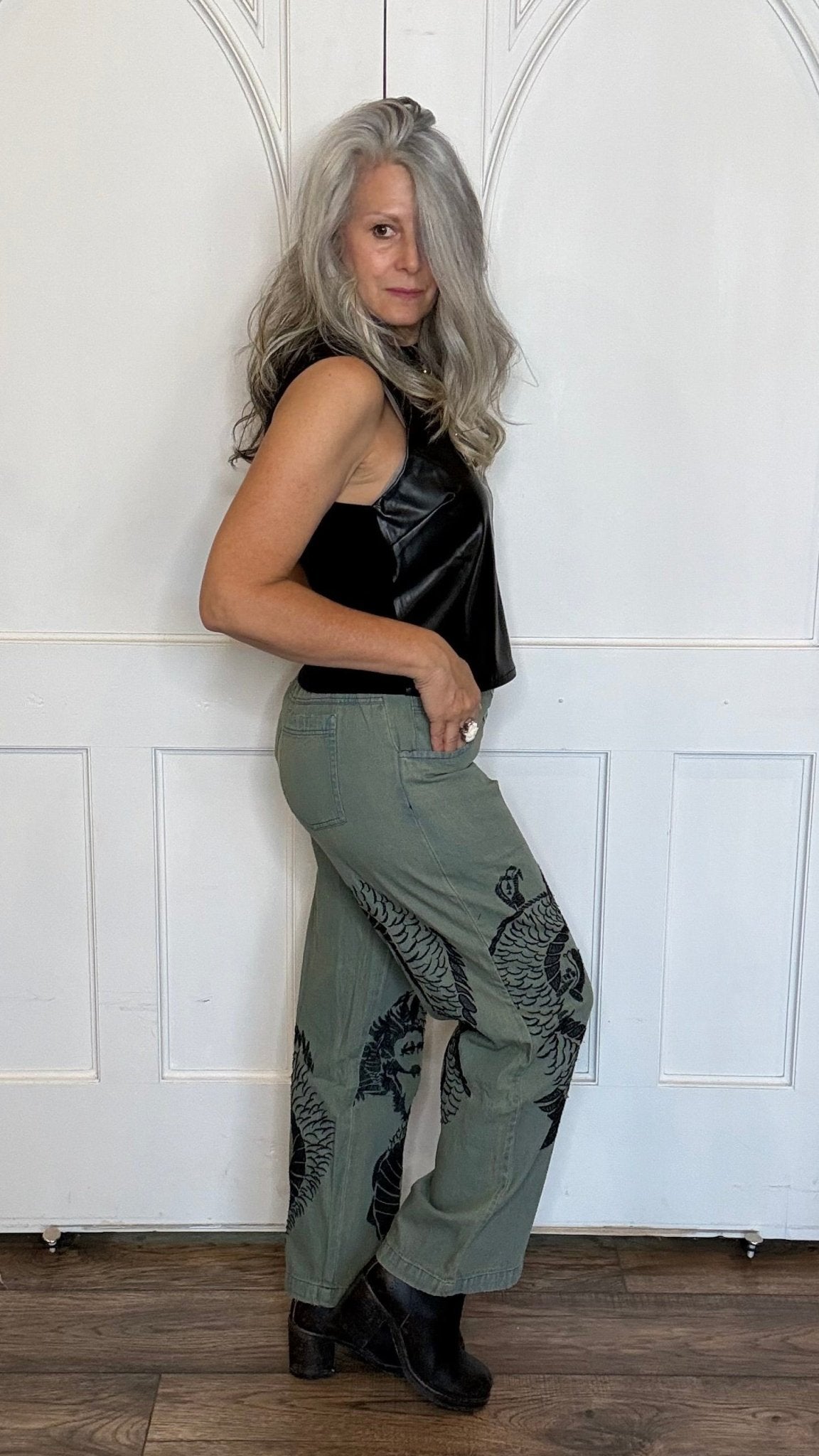 Dragon Pant - Vintage Vault Boutique