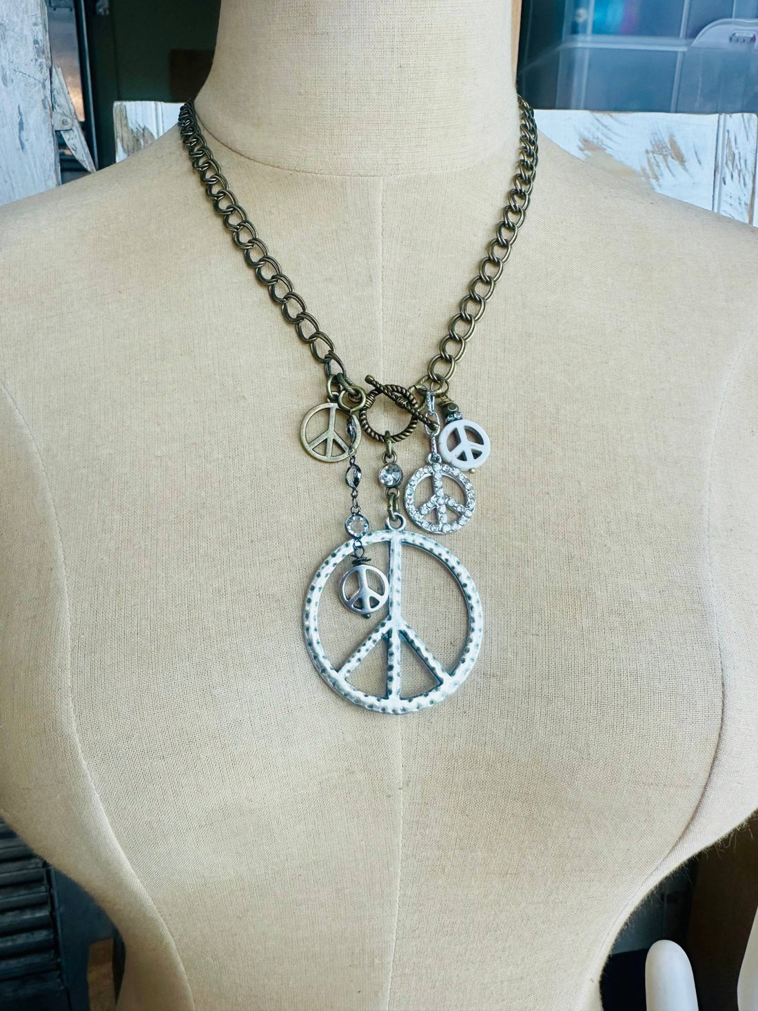 Gypsy Peace Necklace - Vintage Vault Boutique