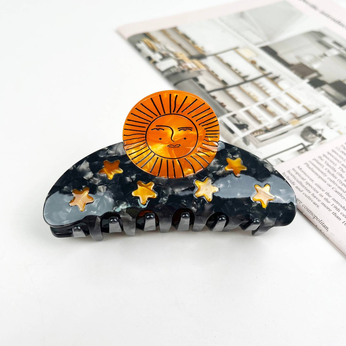 Sun Claw Clip - Vintage Vault Boutique
