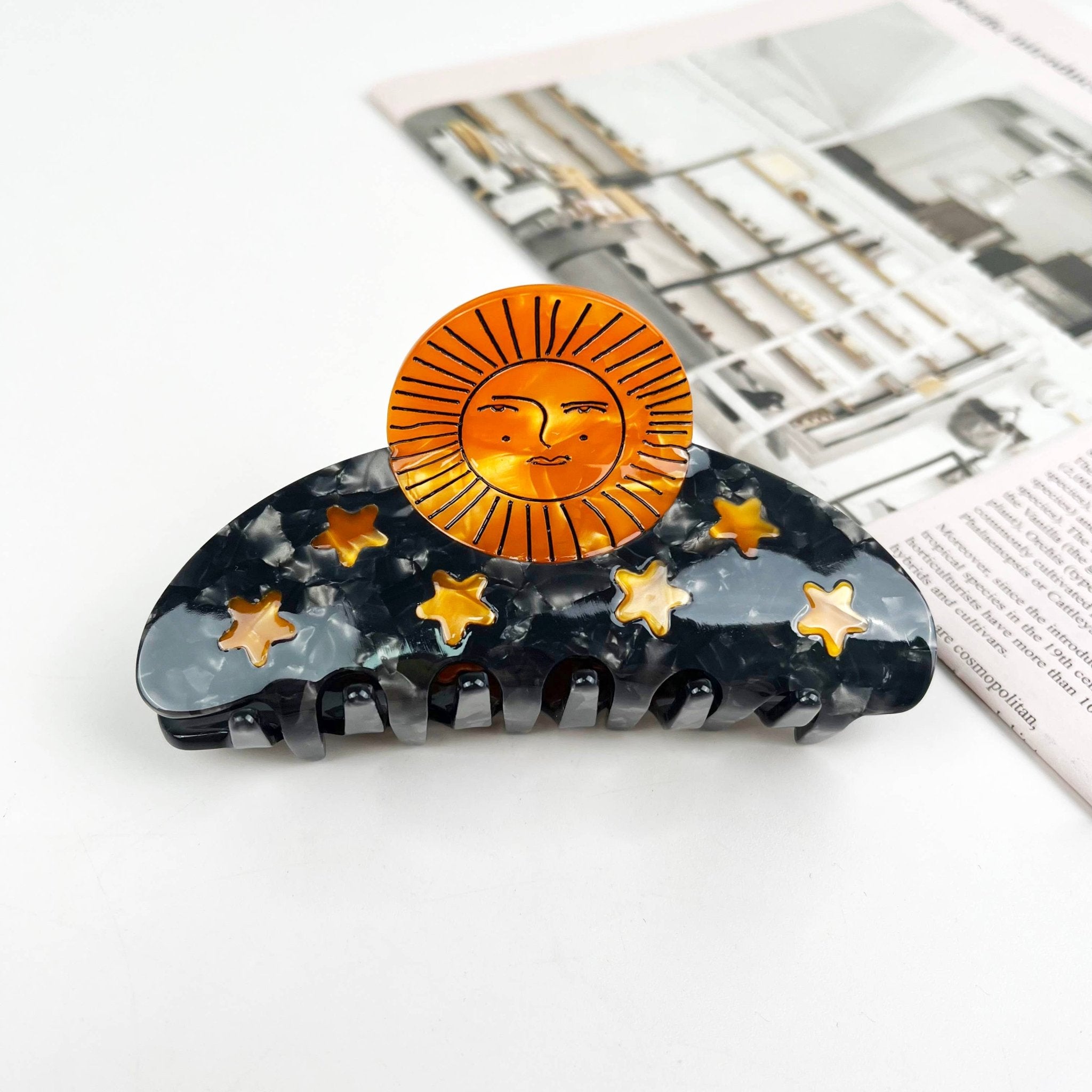 Sun Claw Clip - Vintage Vault Boutique