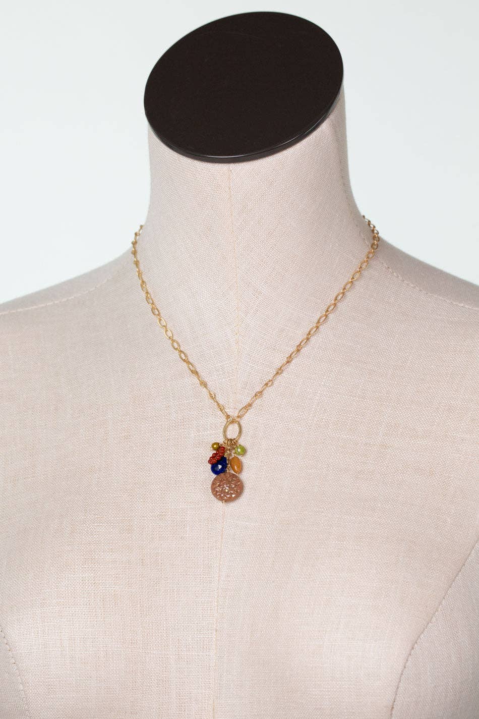 Azulejo Cluster Necklaces 002N - Vintage Vault Boutique