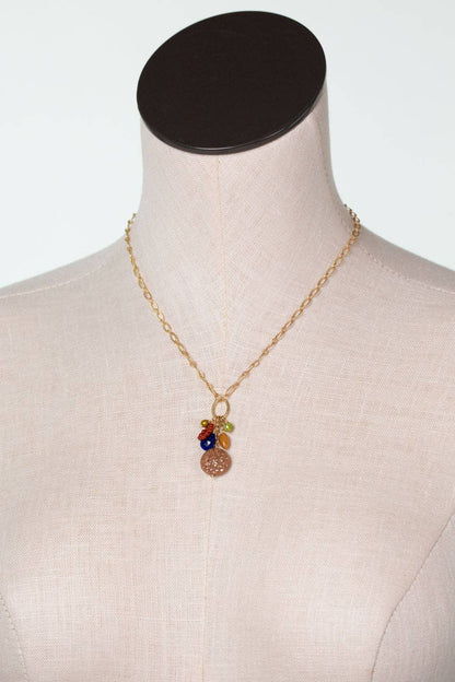 Azulejo Cluster Necklaces 002N - Vintage Vault Boutique