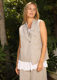 Front view of Esme Vest on a model.