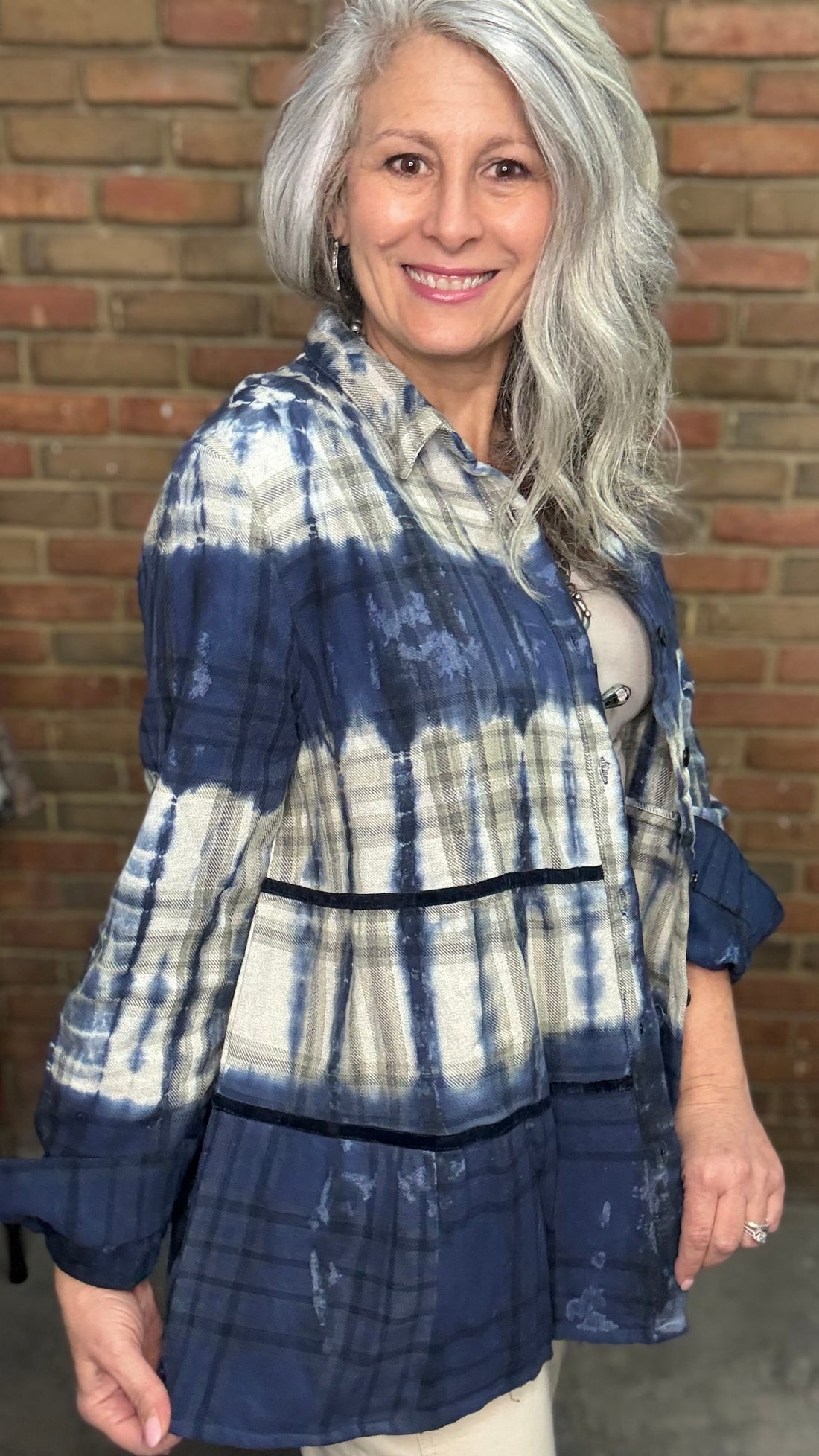 Alicia Top Motherwell Flannel